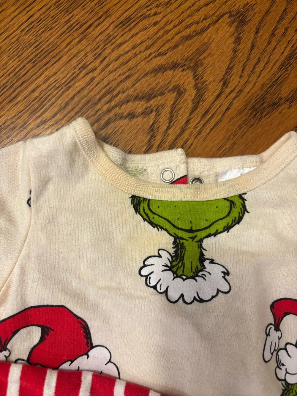 Dr. Seuss The Grinch Red Infant One-Piece (Set of 4)